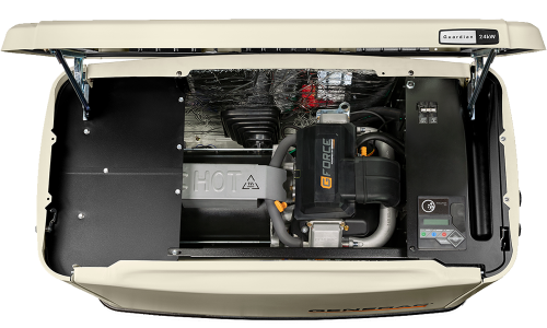 Inside 24kW Generac generator from Generator Supercenter